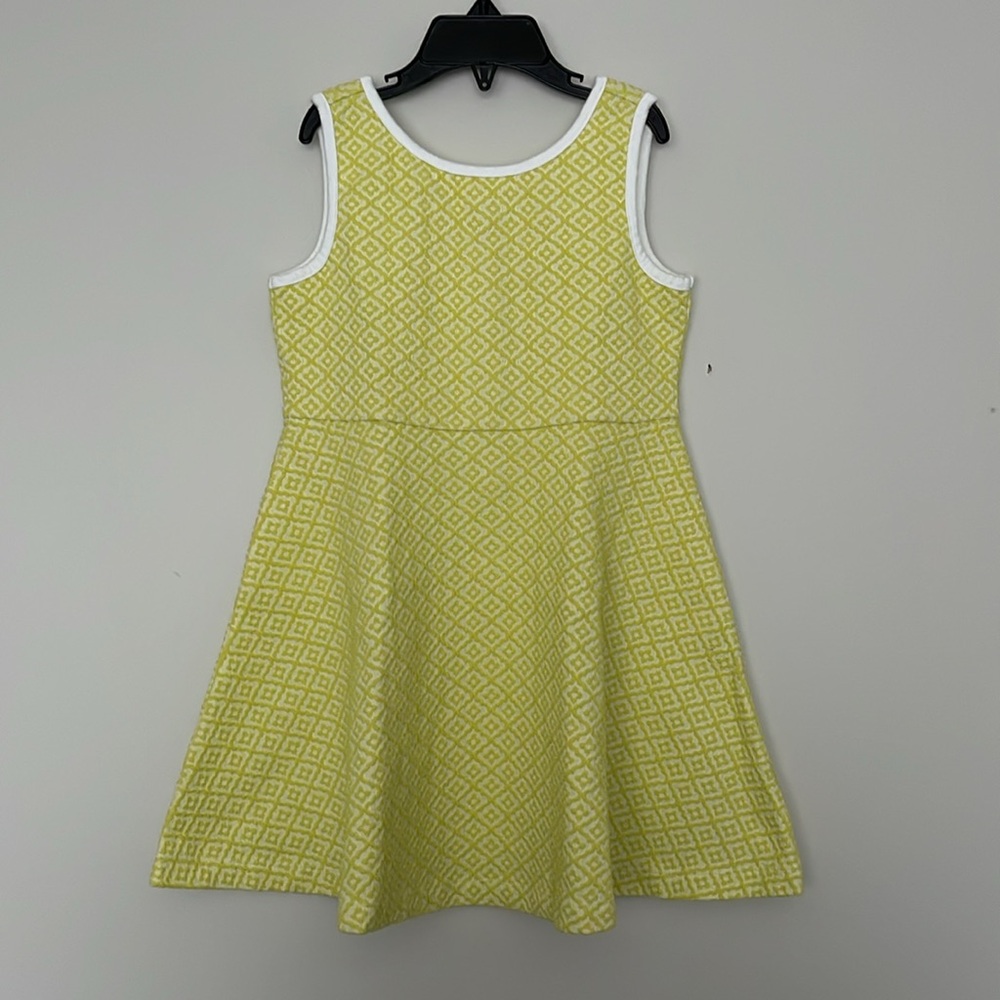 Janie and Jack Kids Jacquard Flared Dress Girls Size 4